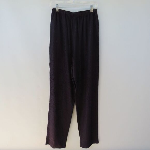 LPA Revolve Womens Small Paz High Waist Navy Blue Jacquard Animal Print Pants - Picture 2 of 16